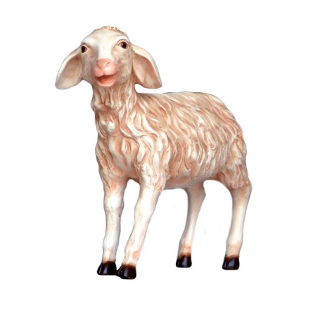 Pecora in piedi testa alta adatta presepio cm. 160