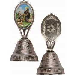 Campanello in metallo S. Antonio Abate cm. 8,5