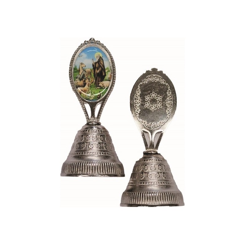 Campanello in metallo S. Antonio Abate cm. 8,5