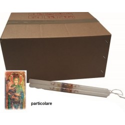 Scatola 250 pz candela Madonna Candelora cm. 27 cappio corto