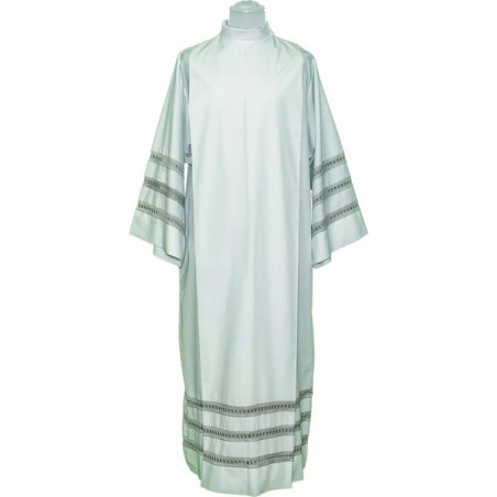 Camice con piegoni cerniera sulla spalla tre giri di gigliuccio