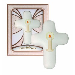 Croce della luce effetto pietra cm. 9x11