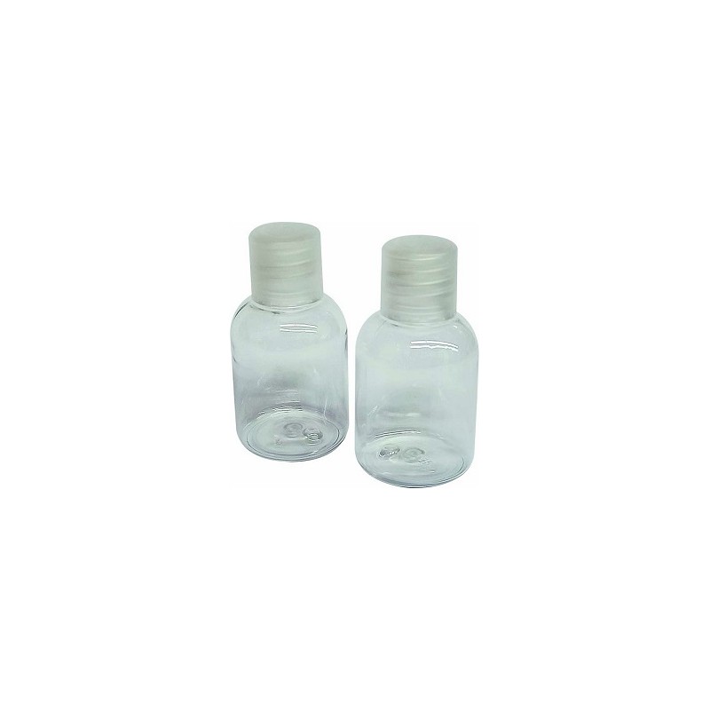 100 bottigliette plastica 35 ml.