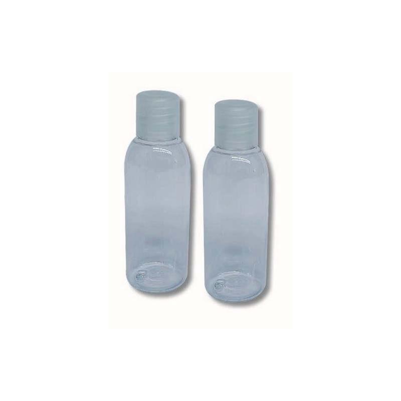100 bottigliette plastica 50 ml.
