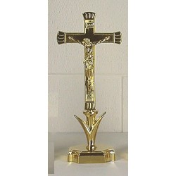 Croce su base quadra alt. cm. 28