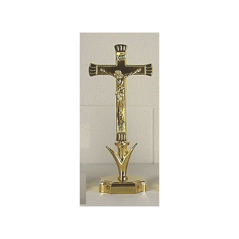 Croce su base quadra alt. cm. 28