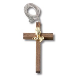 Croce in legno con calice