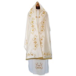 Velo Omerale ricamato arricchito