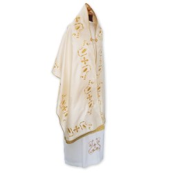 Velo Omerale ricamato arricchito