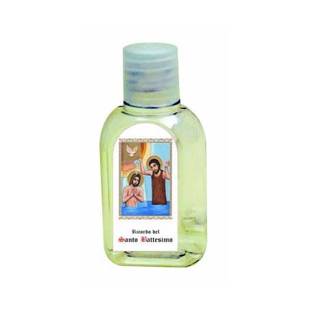 Bottiglietta plastica 50 ml. Battesimo di S. Giovanni