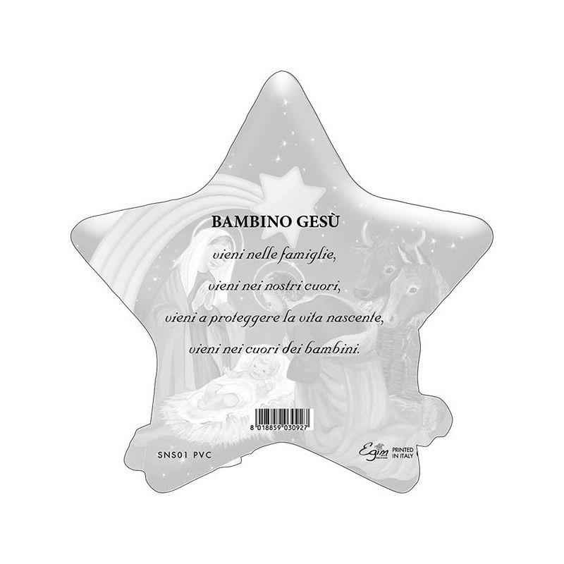 Immagine pvc stella Natività