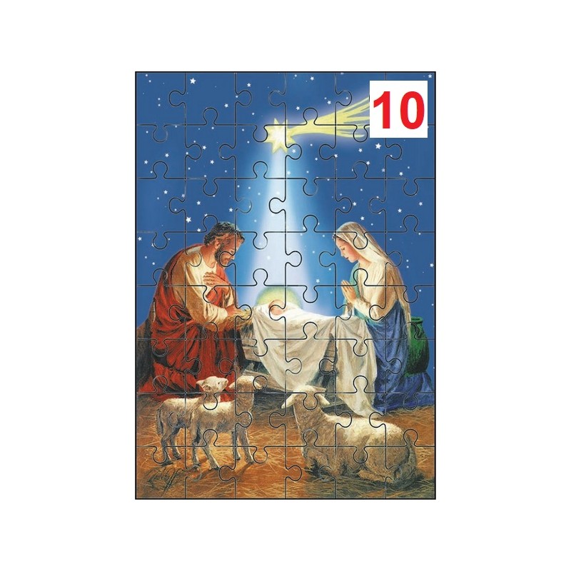 Puzzle natalizio cm. 10x15 (48 pezzi)