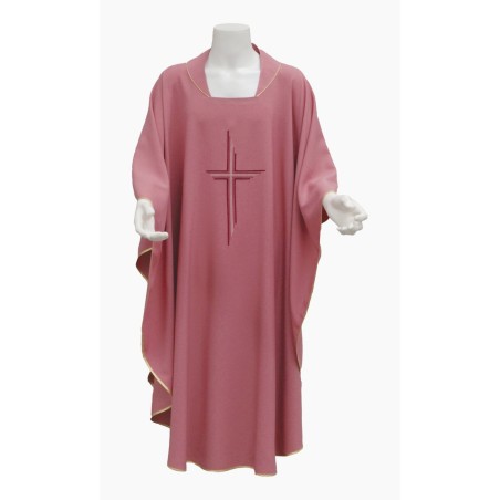 Casula ricamo croce a righe