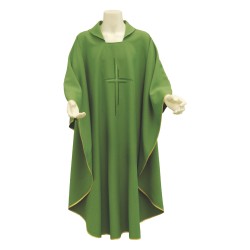 Casula ricamo croce a righe