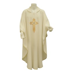 Casula ricamo croce pesci