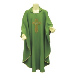 Casula ricamo croce pesci