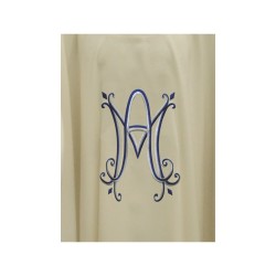 Casula Mariana in poliestere color avorio