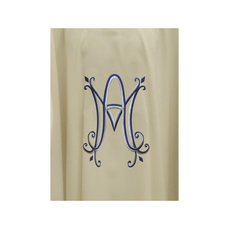 Casula Mariana in poliestere color avorio