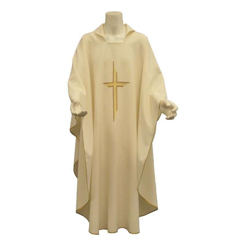 Casula ricamo croce a righe