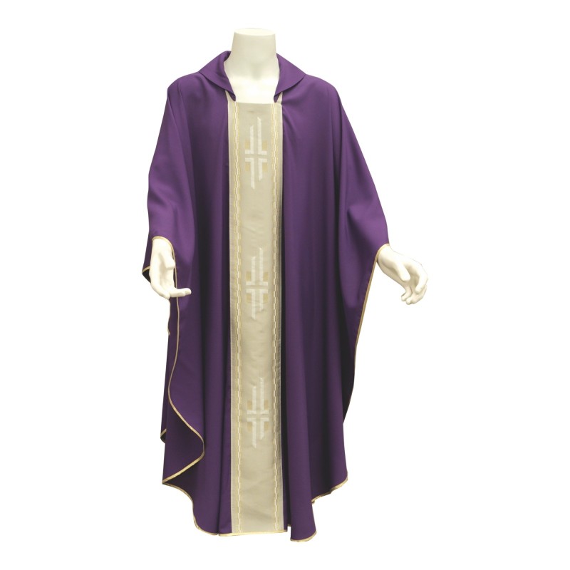 Casula ricamo tre croci su stolone