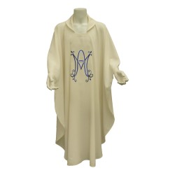 Casula Mariana in poliestere color avorio