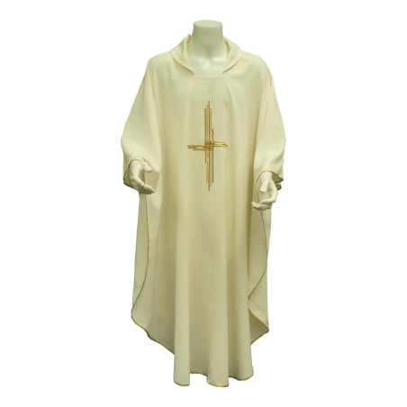 Casula ricamo croce stilizzata