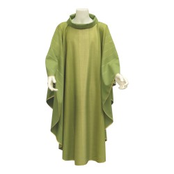 Casula in lana lurex fascia oro