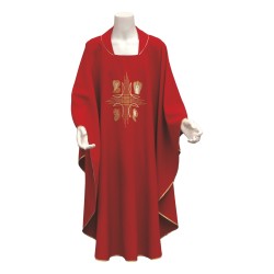 Casula ricamo croce Quattro Evangelisti