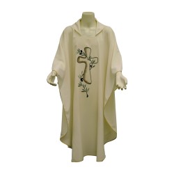 Casula ricamo croce e ulivo