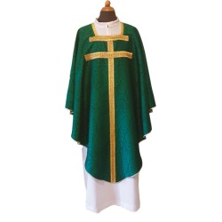 Casula Damascata con agramani davanti e dietro