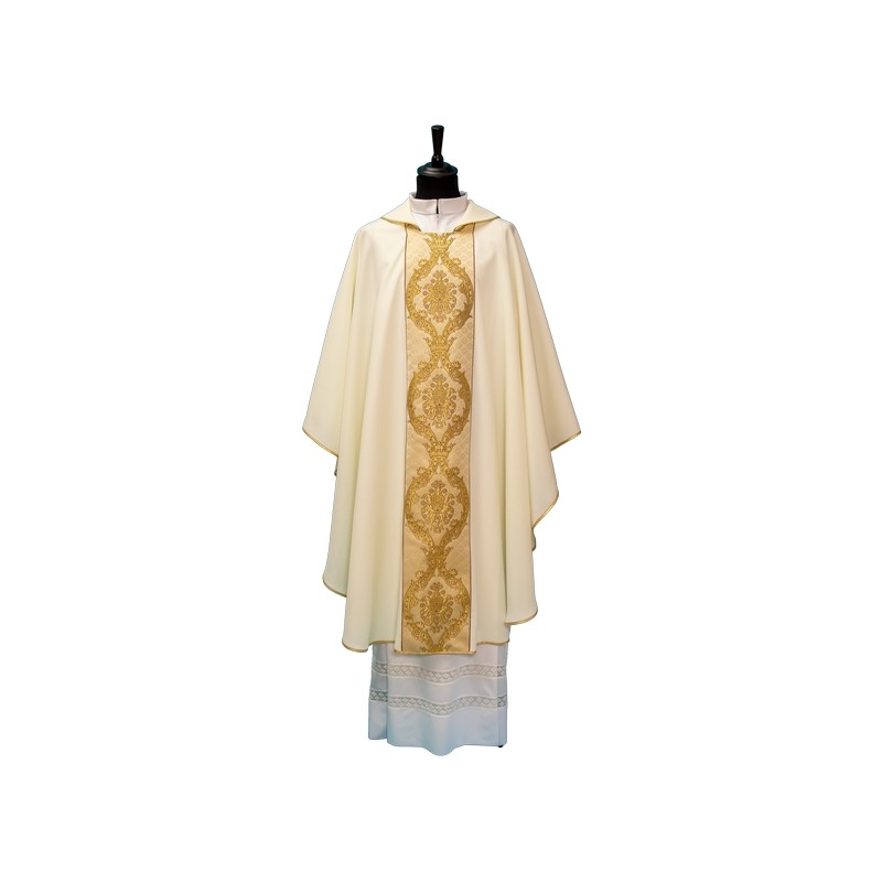 Casula con stolone davanti e dietro gallone fronte e retro