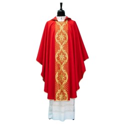 Casula con stolone davanti e dietro gallone fronte e retro