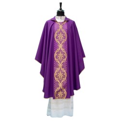 Casula con stolone davanti e dietro gallone fronte e retro