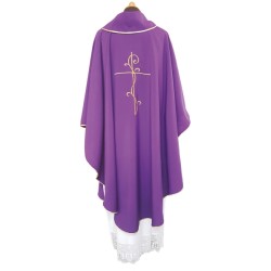 Casula ricamo croce in tessuto "superleggero"