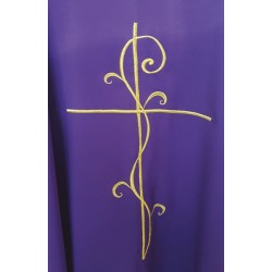 Casula ricamo croce in tessuto "superleggero"