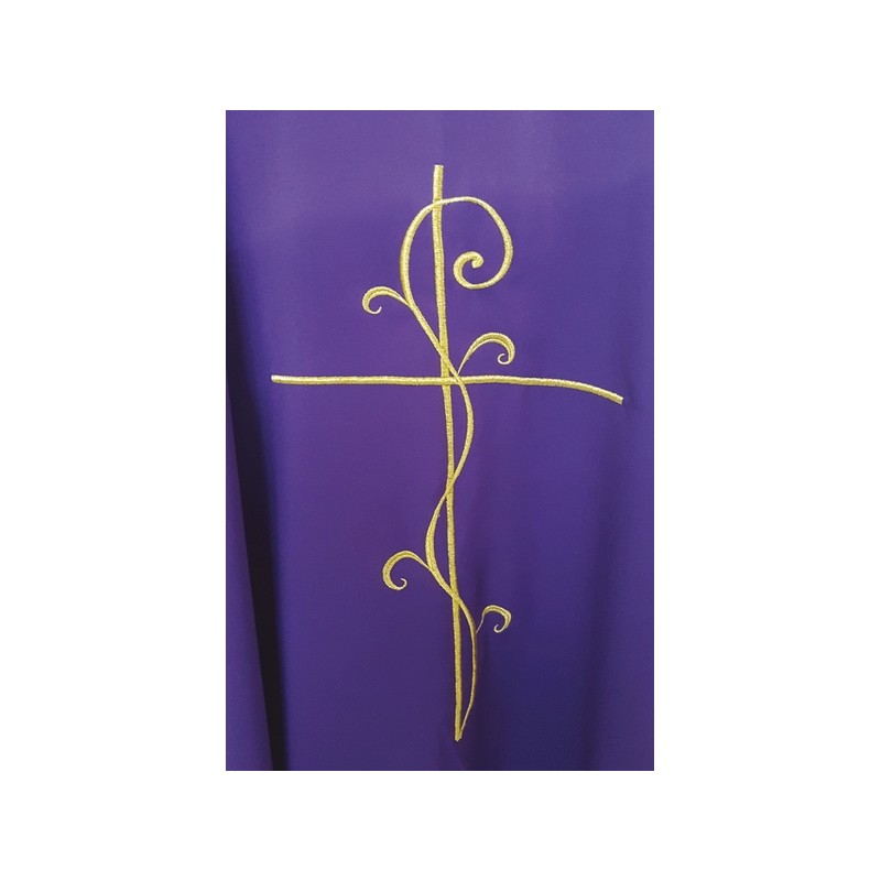 Casula ricamo croce in tessuto "superleggero"