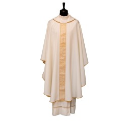 Casula con gallone davanti e dietro, in tessuto poliestere