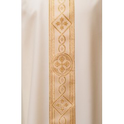 Casula con gallone davanti e dietro, in tessuto poliestere