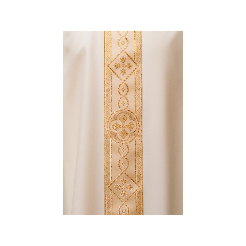 Casula con gallone davanti e dietro, in tessuto poliestere