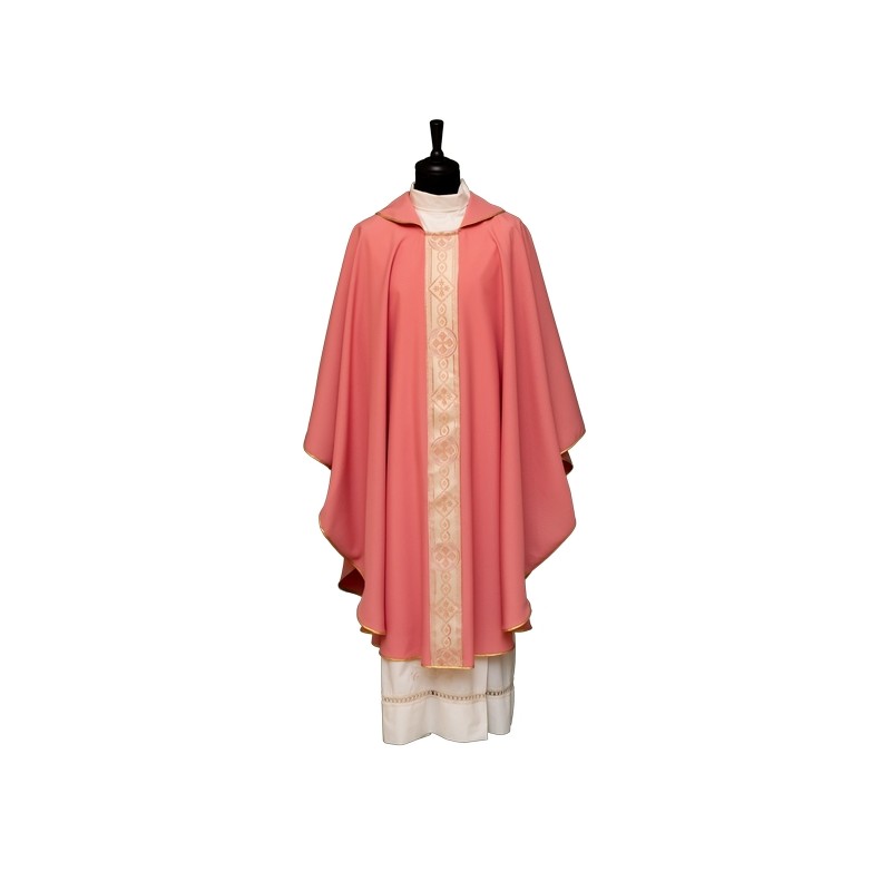 Casula con gallone davanti e dietro, in tessuto poliestere