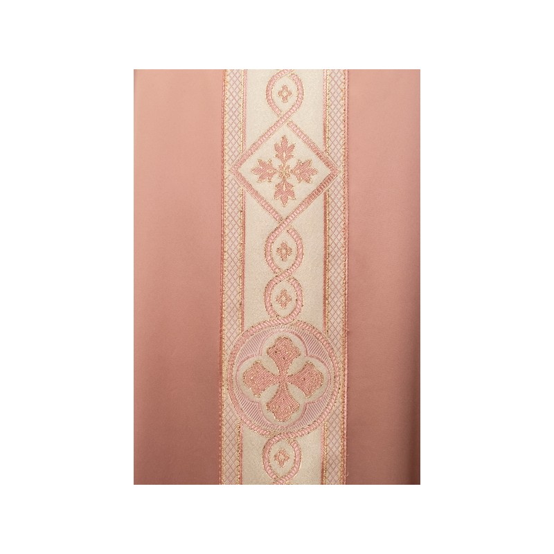 Casula in tessuto misto seta rosa
