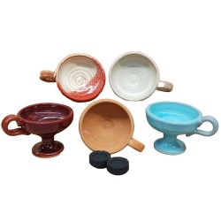Brucia incenso in terracotta