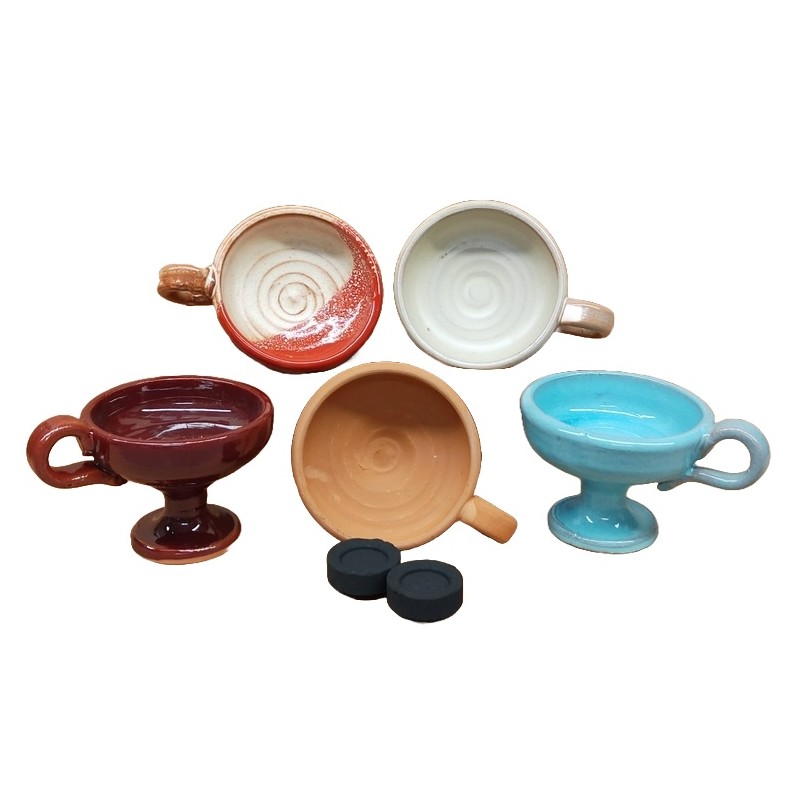 Brucia incenso in terracotta
