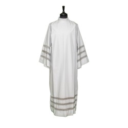 Camice con piegoni cerniera sulla spalla tre giri di gigliuccio