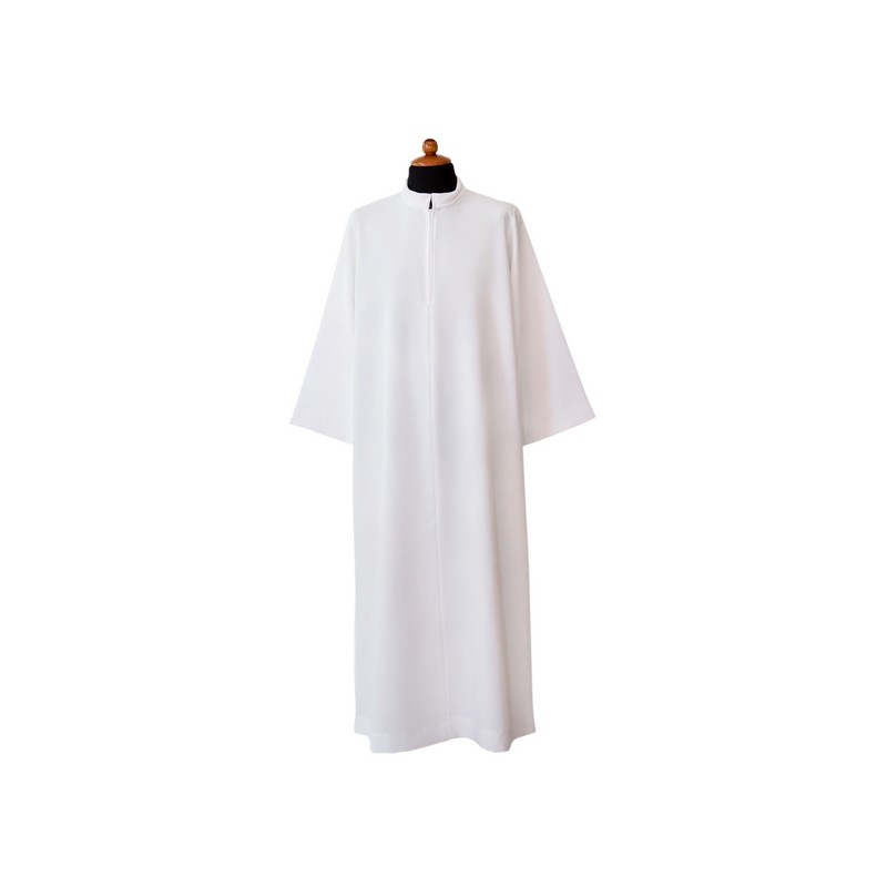 Camice semplice con colletto risvoltato in misto cotone