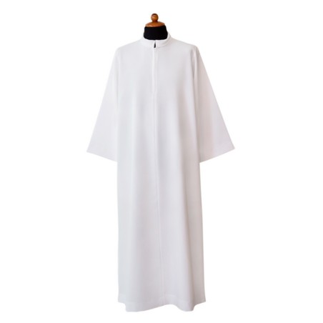 Camice semplice con colletto risvoltato in misto cotone