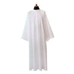 Camice svasato con maniche raglan in poliestere