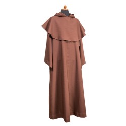 Camice Francescano con cappuccio e mantellina
