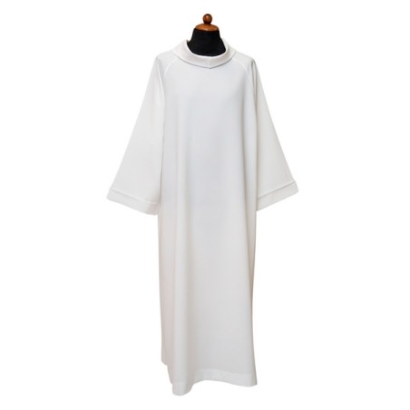 Camice liscio con maniche raglan e finto cappuccio