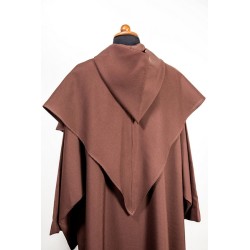 Camice Francescano con cappuccio e mantellina